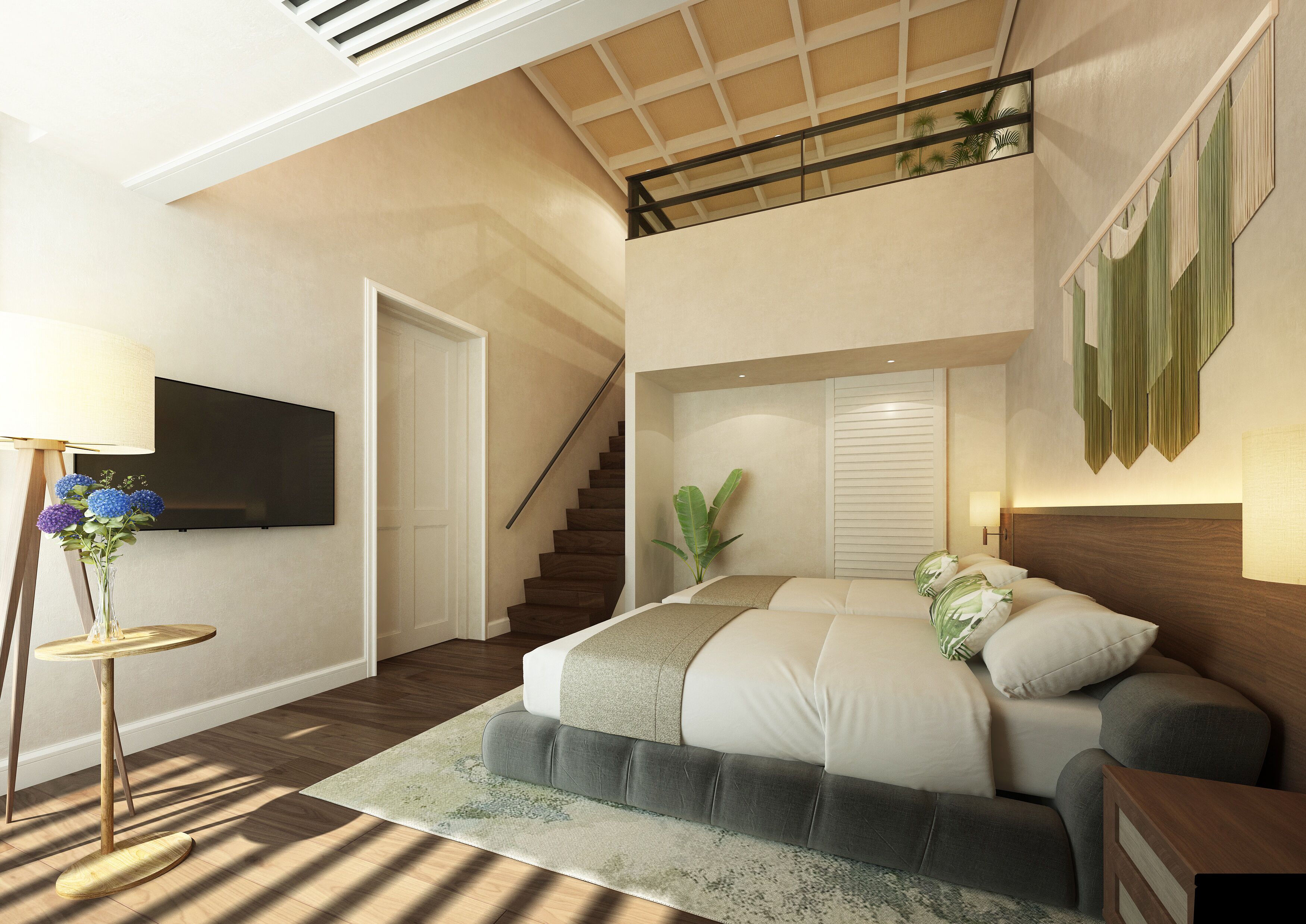 ヴィラ バルコニー パーシャル オーシャン ビュー