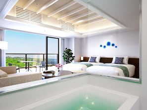 デラックス ツインルーム バルコニー