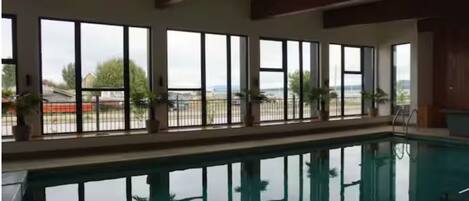 Indoor pool, a heated pool