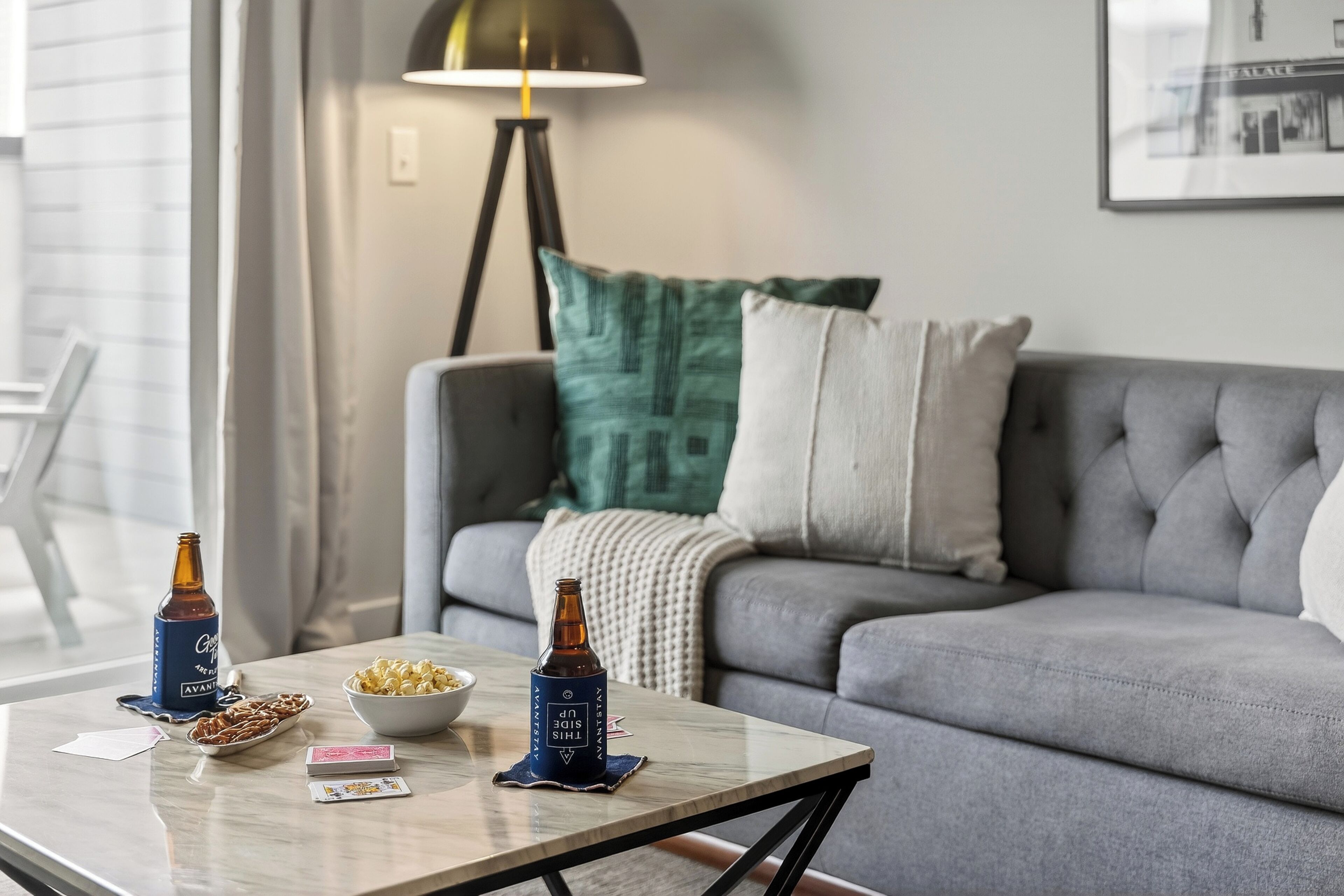 Appartement, 1 chambre | Aire de séjour | Téléviseur connecté de 40 po avec télévision numérique
