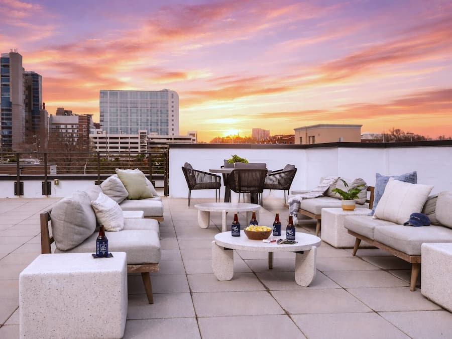 Rooftop terrace