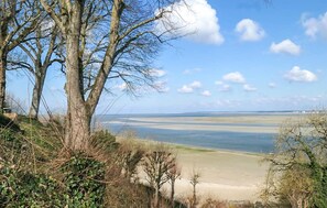 A coastal landscape with trees and a view of the sea. - 2 bedroom cozy home in Saigneville (Saigneville)