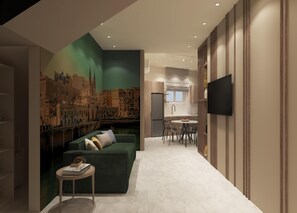 Living area - Well Located Modern Apart Balluta Bay (St. Julian's)