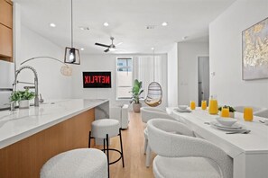 Dining - Modern Escape with Private Rooftop & City Views (Dallas)