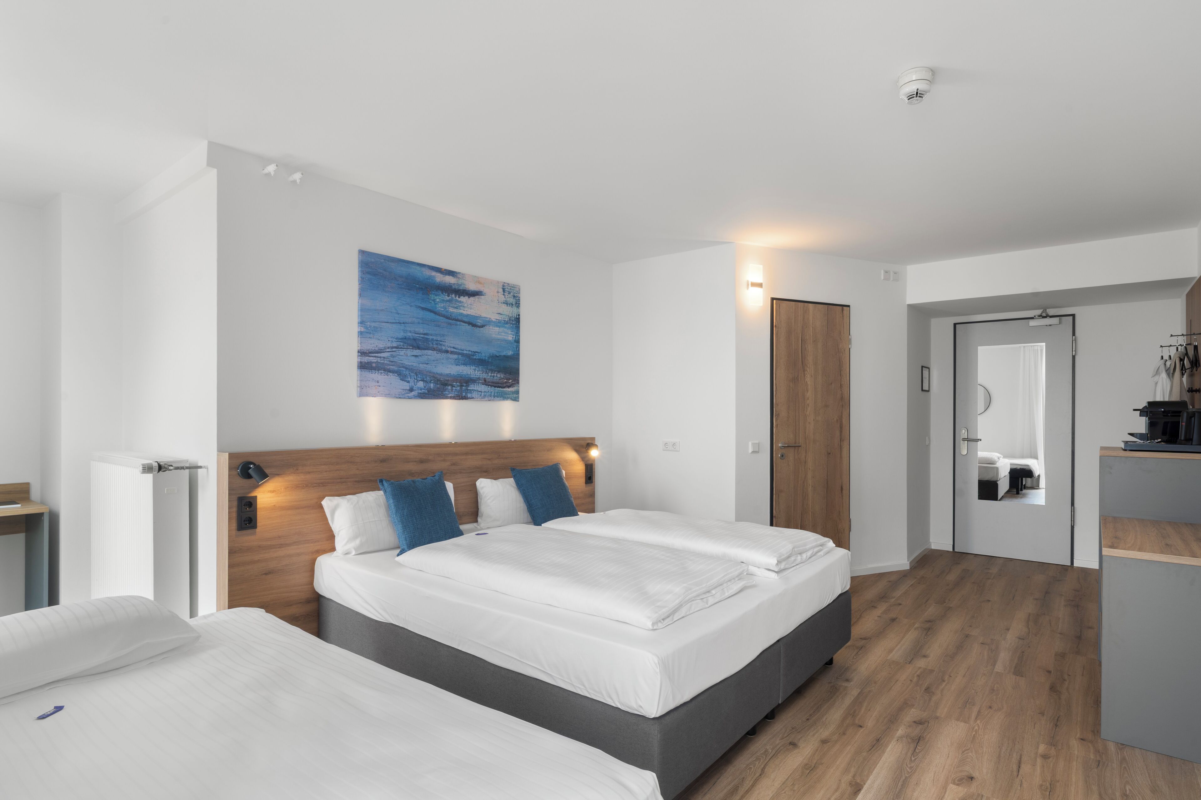 Superior-Doppelzimmer | Kostenlose Minibar, Schreibtisch, laptopgeeigneter Arbeitsplatz