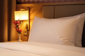 In-room safe, desk, laptop workspace, blackout drapes