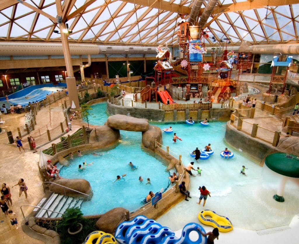 Indoor pool, outdoor pool