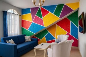 Living room - Charming 3-bedroom Apartment in Boca Chica, Dominican Republic (Boca Chica)