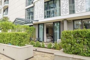Exterior detail - Plush waterfall stay at Ellipse (Midrand)