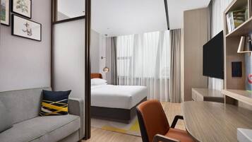 Double Room | In-room safe, desk, laptop workspace, iron/ironing board