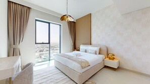2 bedrooms, iron/ironing board, WiFi, bed sheets - Exquisite 2 Bed l City View near Dubai Hills Mall (Dubai Hills)