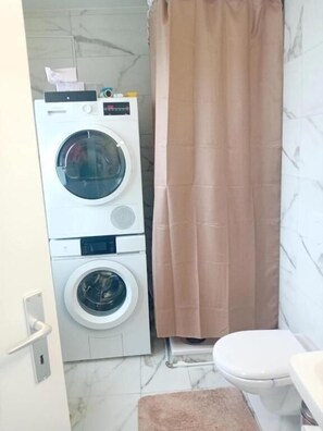 Apartment, 1 Bedroom, Terrace | Bathroom - Zurich Airport Cozy Studio (Oberglatt)