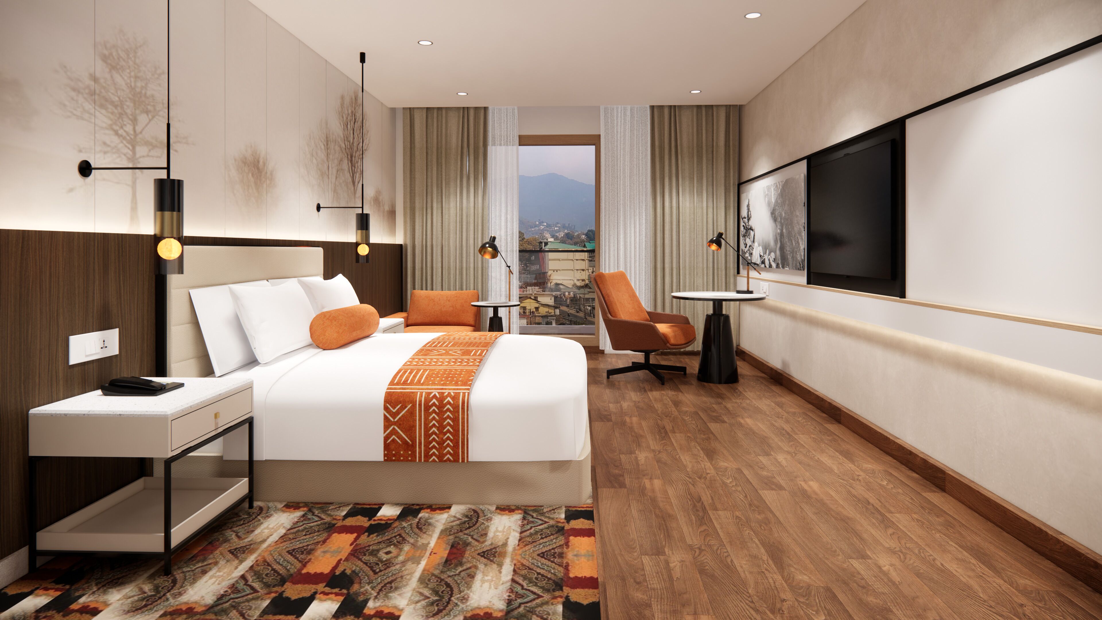 Phòng Suite cơ bản | Bộ đồ giường kháng dị ứng, minibar, màn/rèm cản sáng, phòng cách âm 