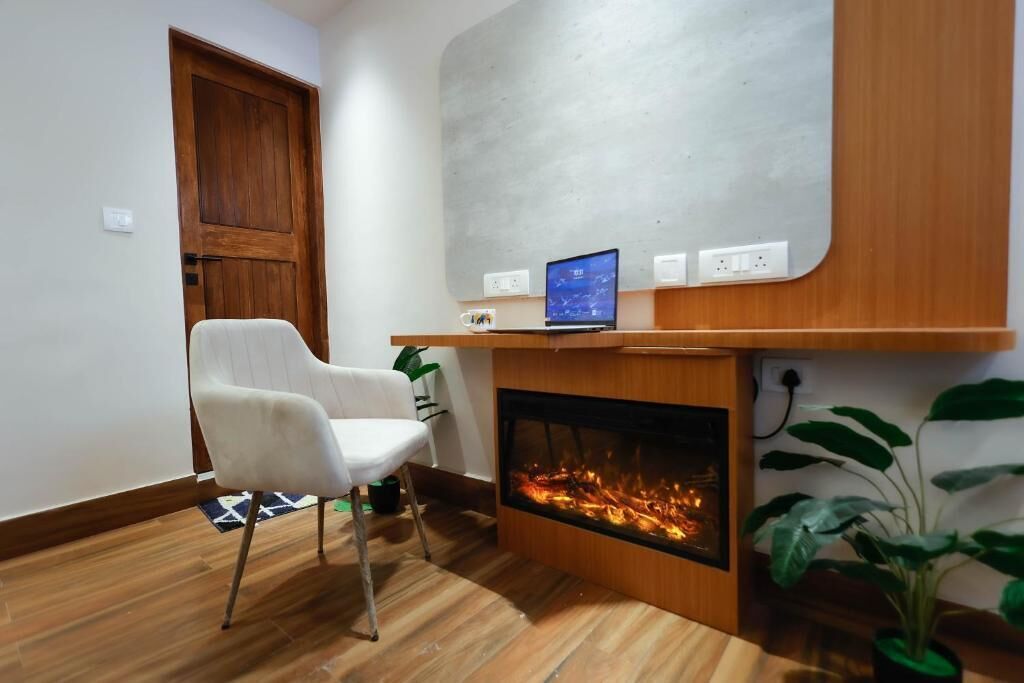 Quarto casal luxo, vista para a montanha | Parte interna