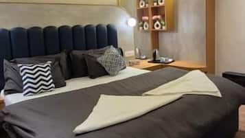 Quarto casal luxo, vista para a montanha