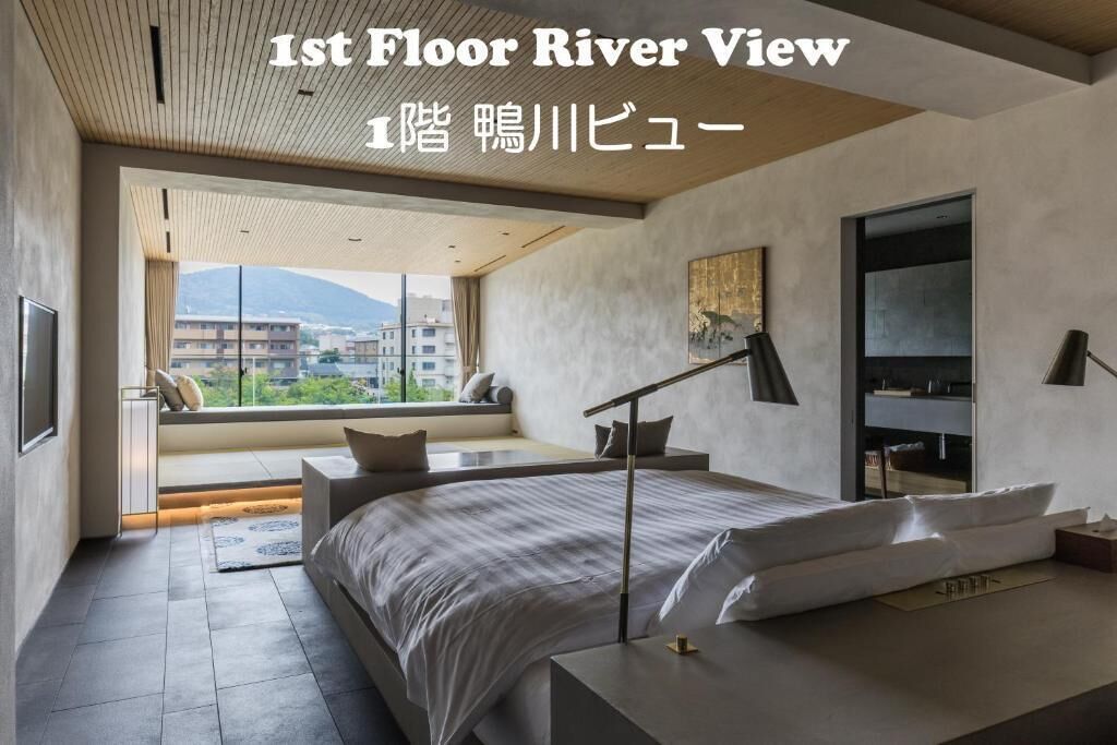 Luxe tweepersoonskamer, uitzicht op rivier