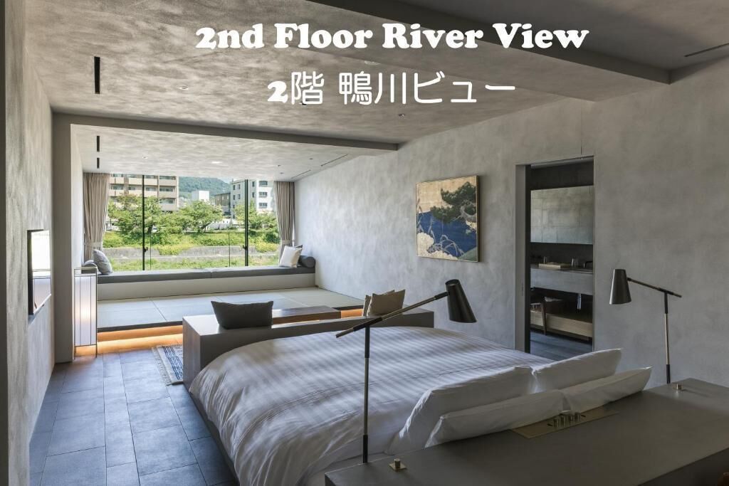 Luxe tweepersoonskamer, uitzicht op rivier