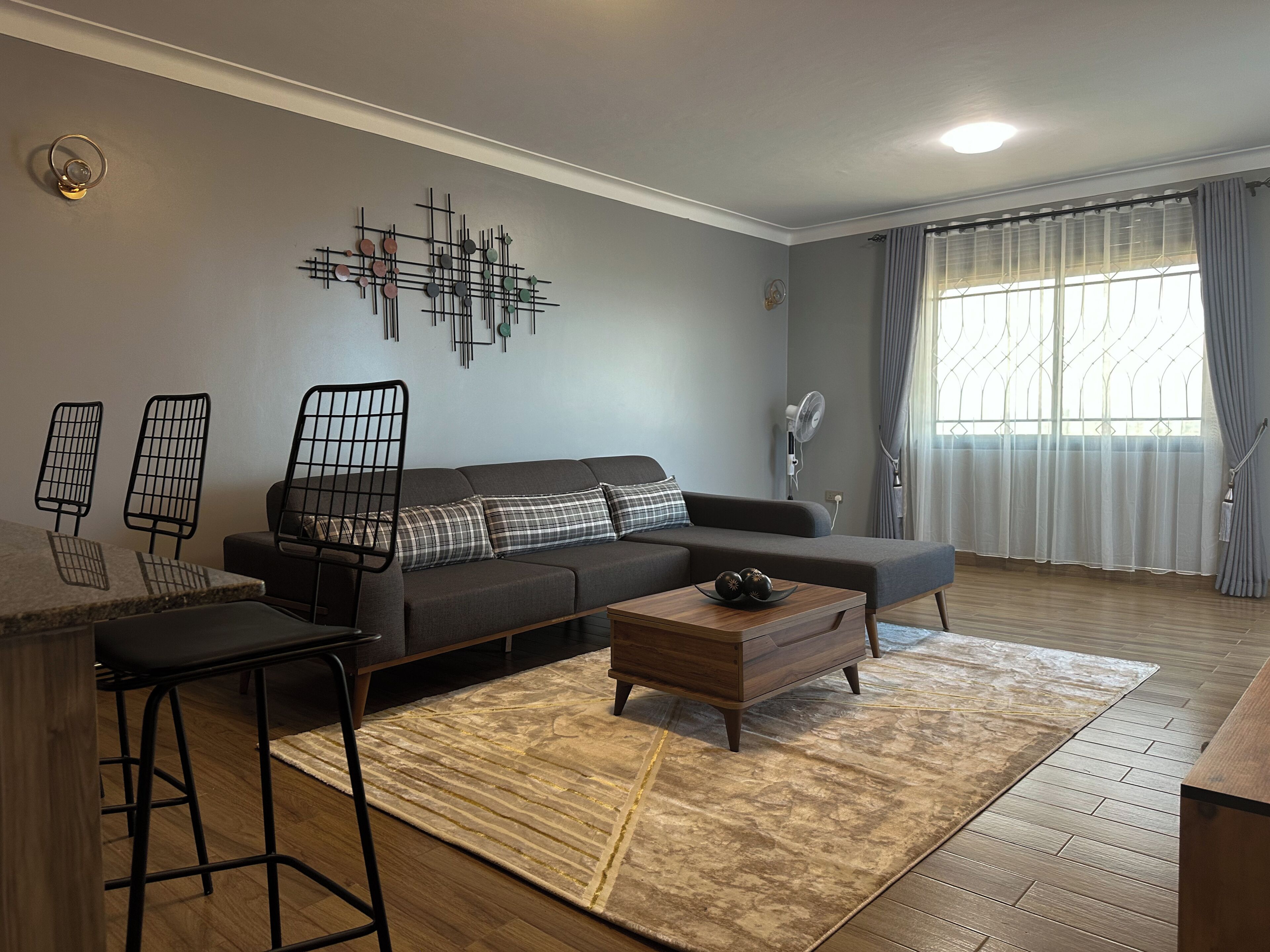 Appartement Deluxe, vue lac | Coin séjour