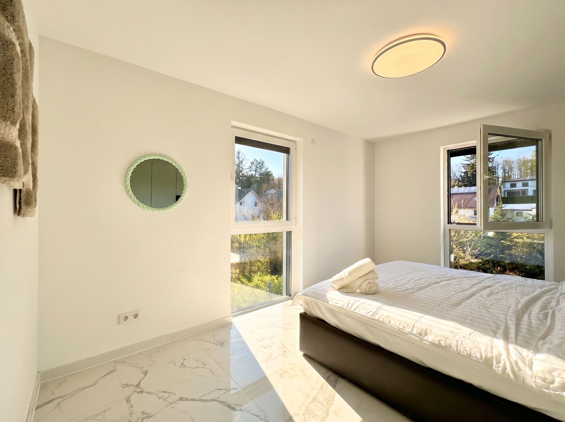 Luxury Villa | Laptop workspace, iron/ironing board, bed sheets