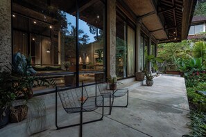 Apartment, 2 Bedrooms, Kitchen, Garden View | Terrace/patio - Pager Apartments 2BR in Ubud Center (Ubud)