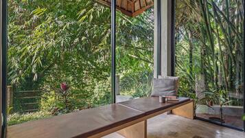 Apartment, 2 Schlafzimmer, Küche, Gartenblick | Ausblick vom Zimmer