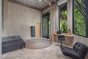 Apartamento, 2 quartos, cozinha, vista para o jardim