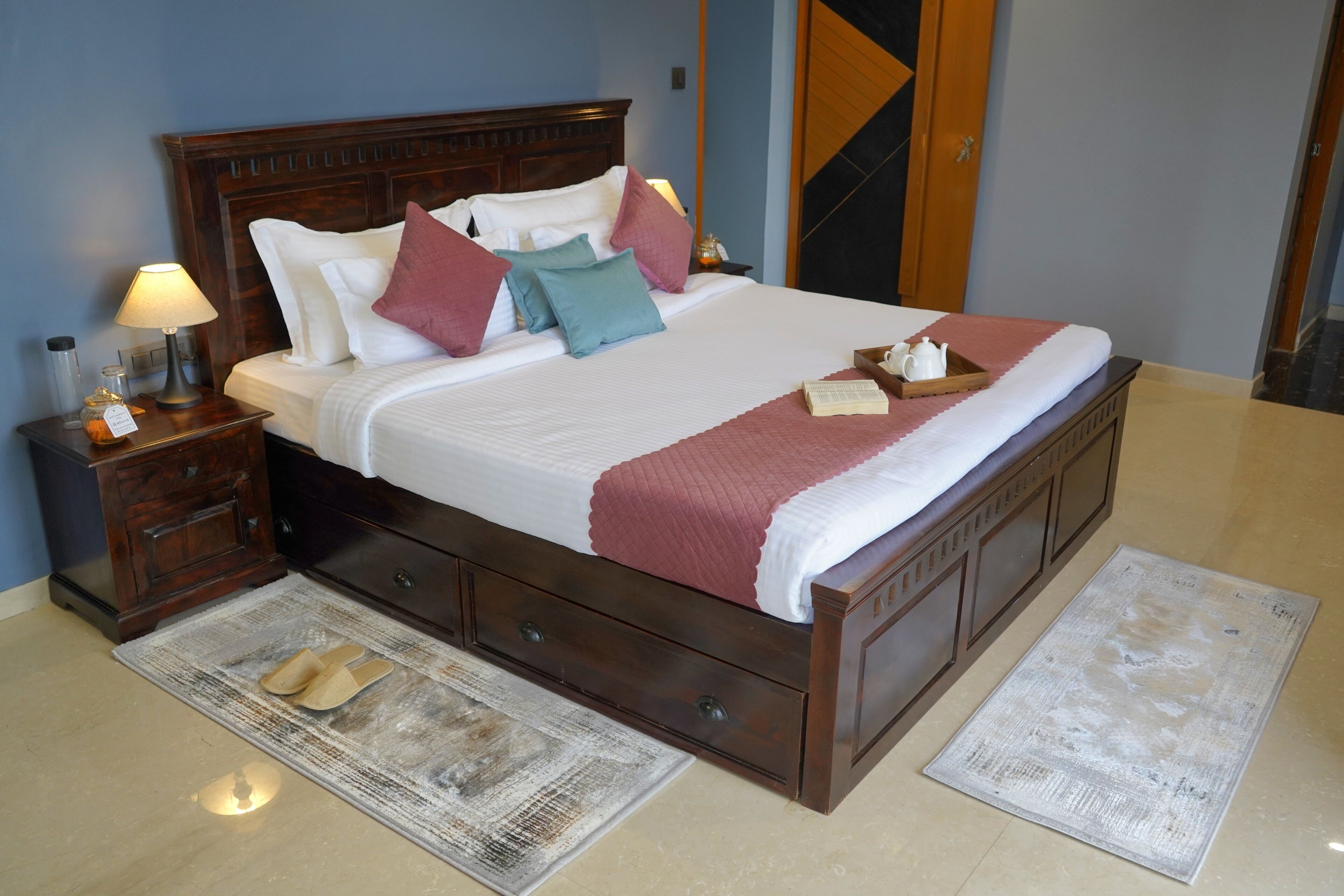 Deluxe-villa - balkon - udsigt til have