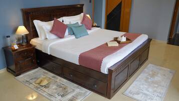 Deluxe-villa - balkon - udsigt til have