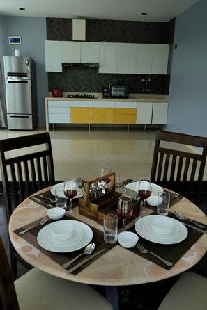 Dining - ELIVAAS Bluebell Villa 2 BHK Villa (Udaipur)