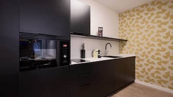 Klassiek appartement, patio | Privékeuken