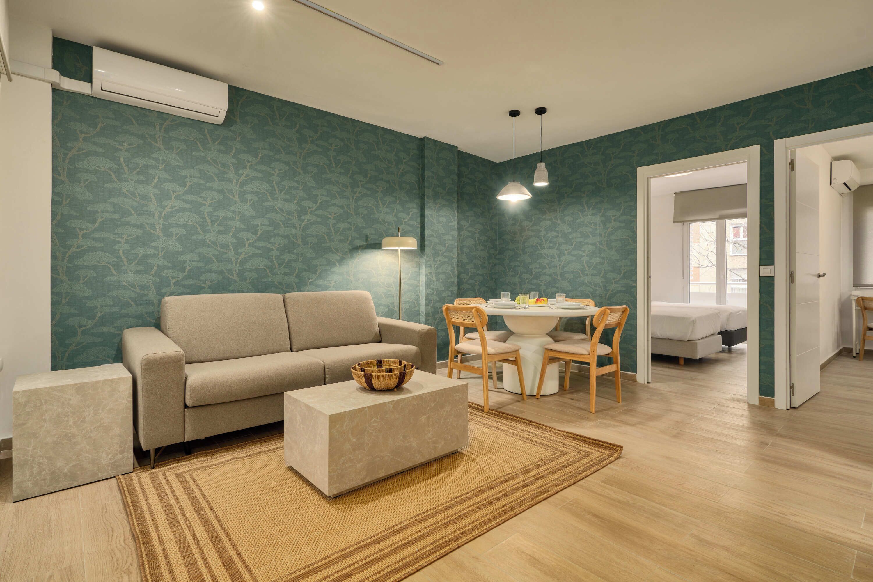 Premium appartement, toegankelijk voor rolstoelgebruikers, patio | Woonruimte