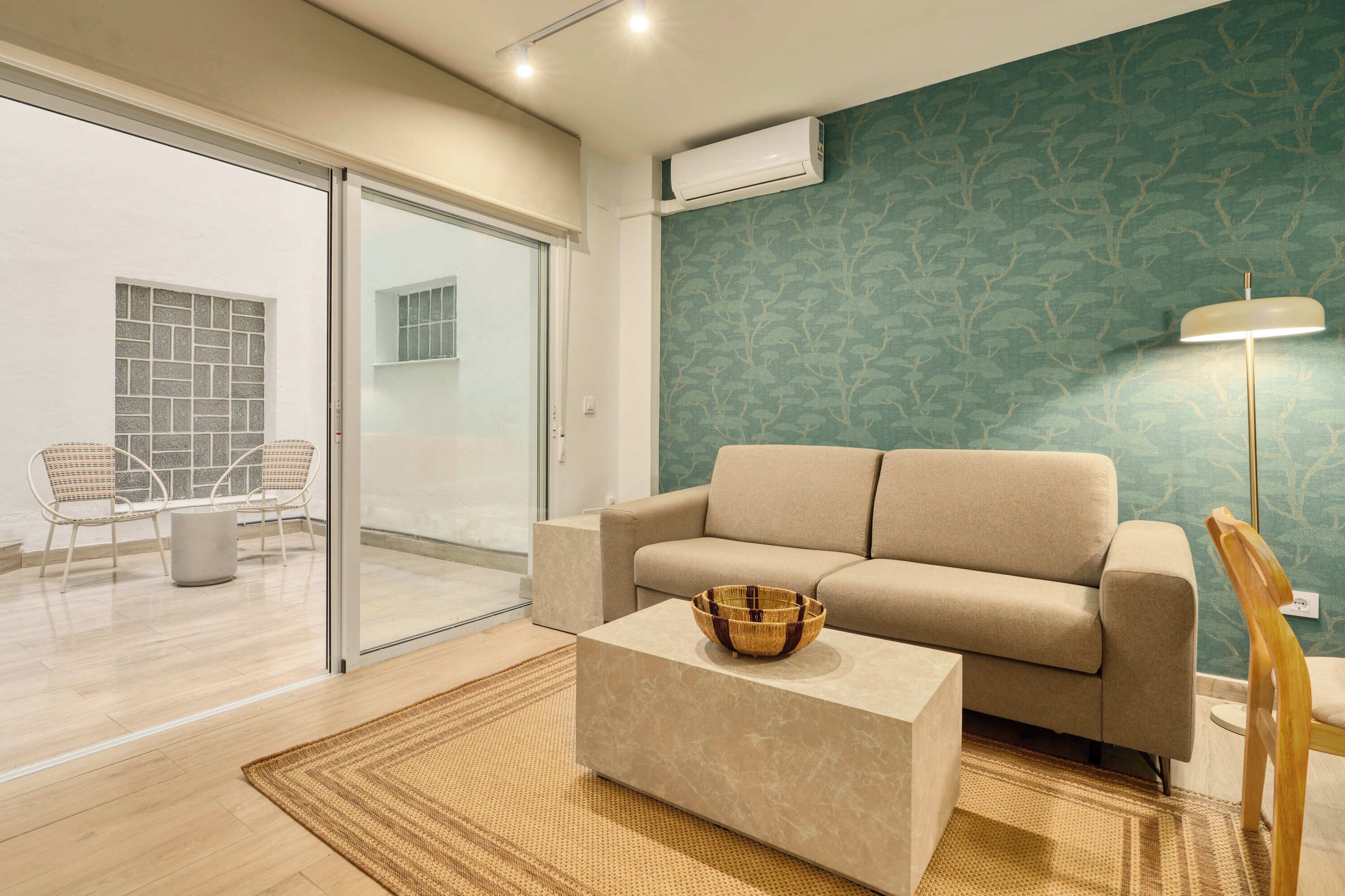 Premium Apartment, Mobility Accessible, Patio | Living area