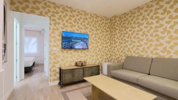 Klassiek appartement, patio | Woonruimte