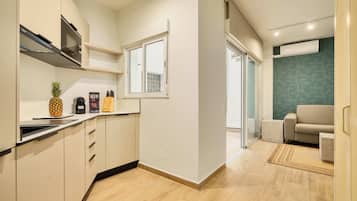 Appartamento Premium, accesso in sedia a rotelle, patio | Cucina privata