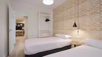 Klassiek appartement, patio