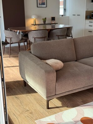 Living area - Apartment with terrace - Near sea and center (Royan)