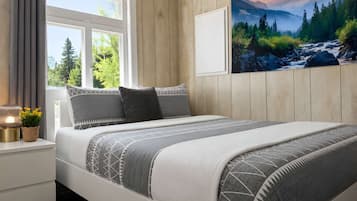 2 bedrooms, iron/ironing board, travel cot, WiFi