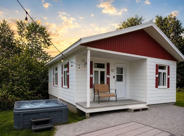 Terrace/patio - The 'Popular' -The most beautiful trails in Quebec (Saint-Tite-des-Caps)