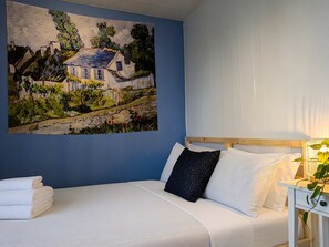 2 habitaciones, cuna de viaje, wifi y ropa de cama 