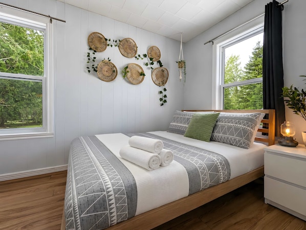 2 chambres, lit de béb é portatif, Wi-Fi, literie fournie