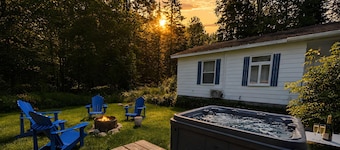 Nature Chalet with Private Spa & Firepit
