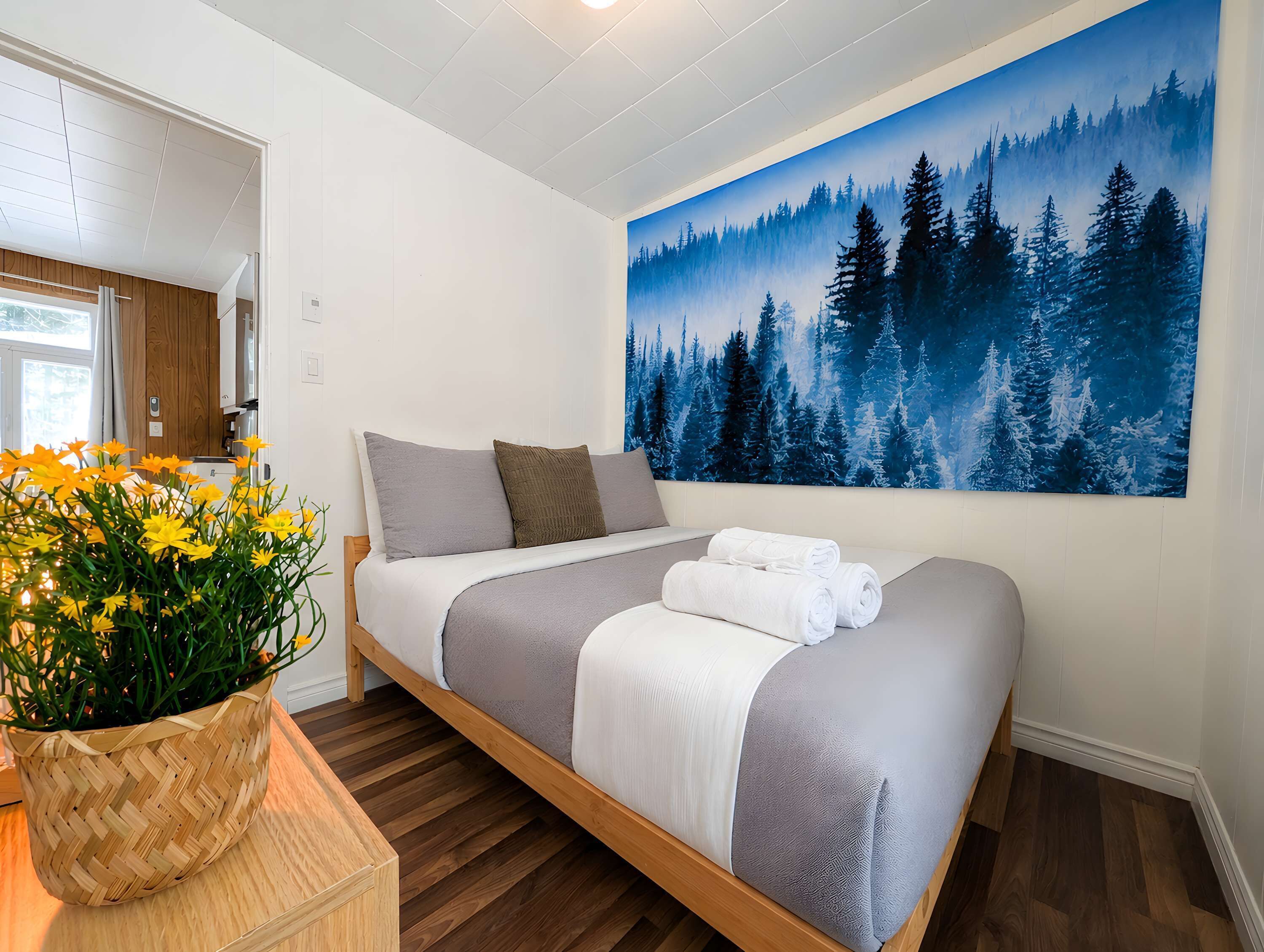 Une chambre confortable pour des nuits reposantes.