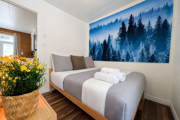 Une chambre confortable pour des nuits reposantes.
