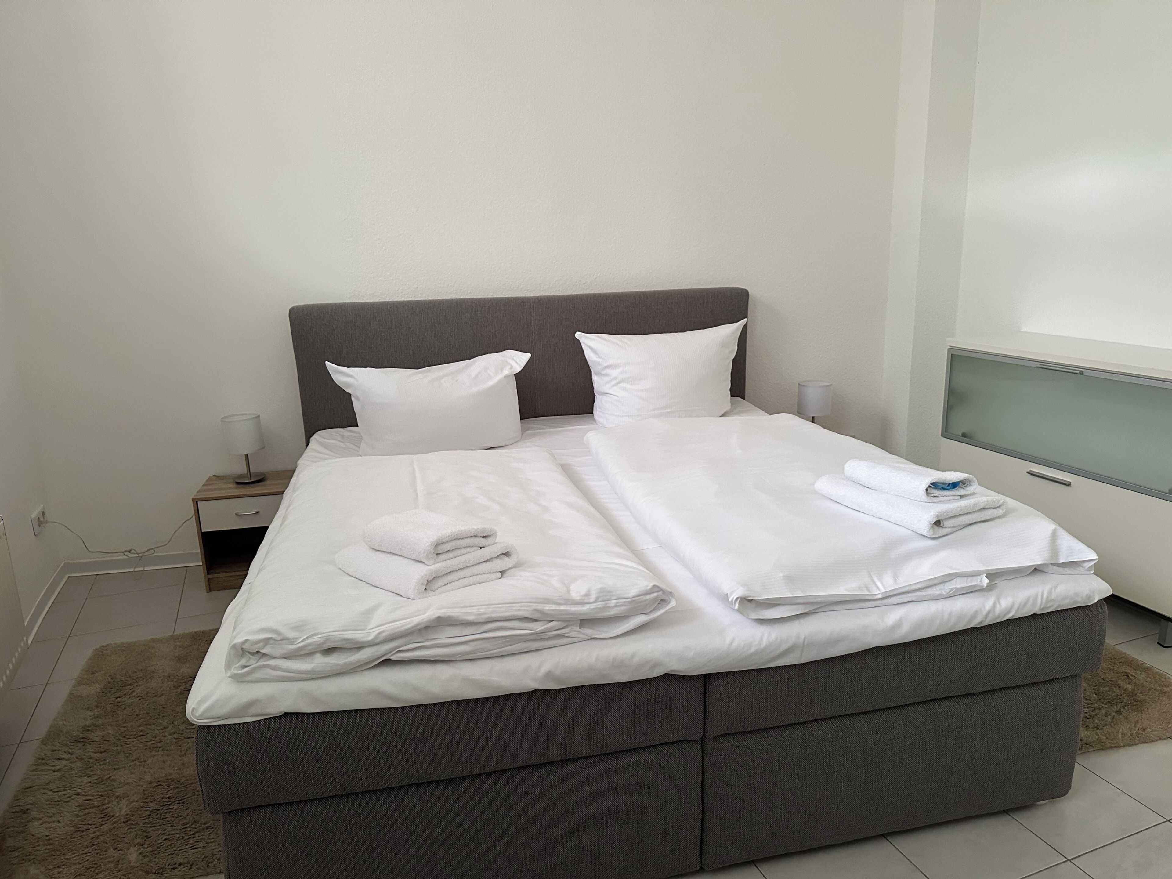 1 Schlafzimmer, kostenloses WLAN, Bettwäsche