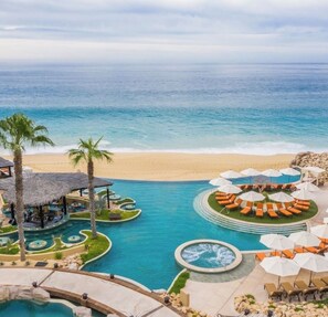 Pool - 1 minute walk to Solmar beach! Luxury Grand suite 1 bedroom sleeps 4 (Cabo San Lucas)