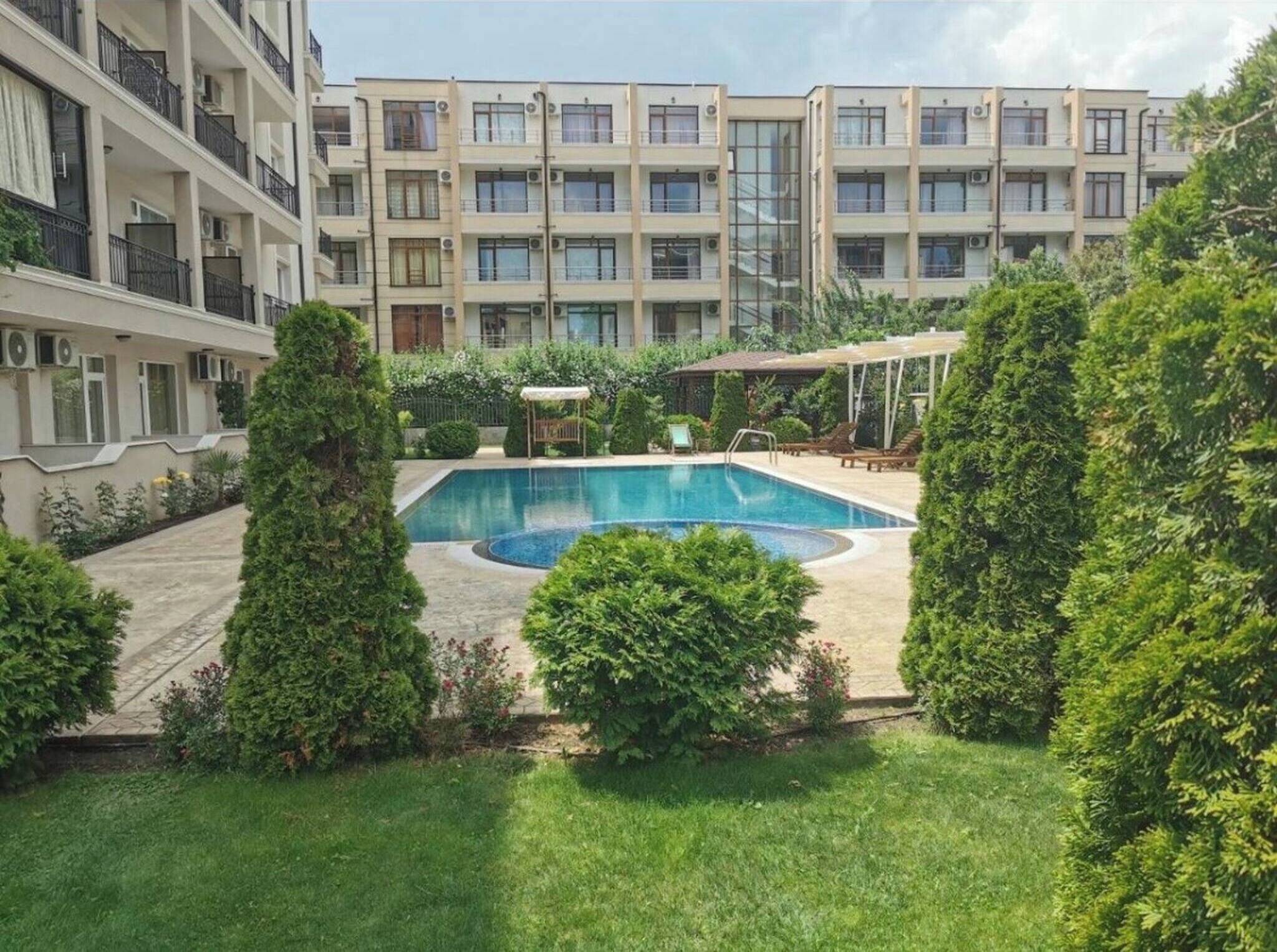 Room, 1 Bedroom, Accessible, Balcony | Pool | Outdoor pool