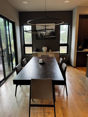 Dining - Luxury 6BR Mountain Retreat | Sleeps 20 | Theater, Hot Tub & Fire Pit<br>Spacious 4,500 sq ft home perfect for large groups, weddings & retreats near the Air Force Academy.<br>Enjoy a private acre, entertainment basement, outdoor living, peaceful Mtn (Monument)