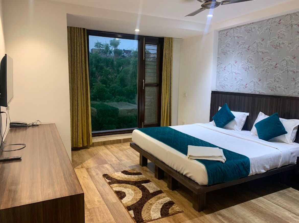 Chambre Deluxe double, balcon, vue sur la ville