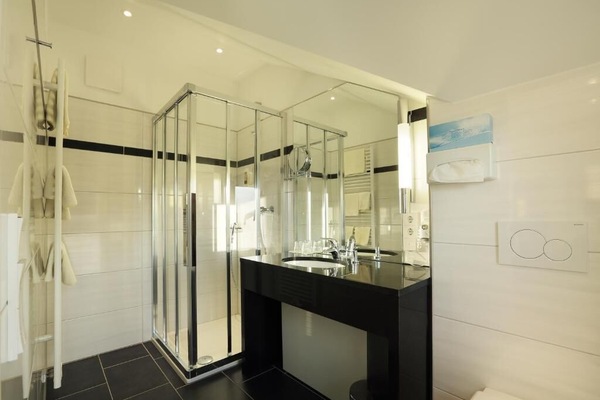 Business Double Room | Bathroom | Free toiletries, hair dryer, towels, soap