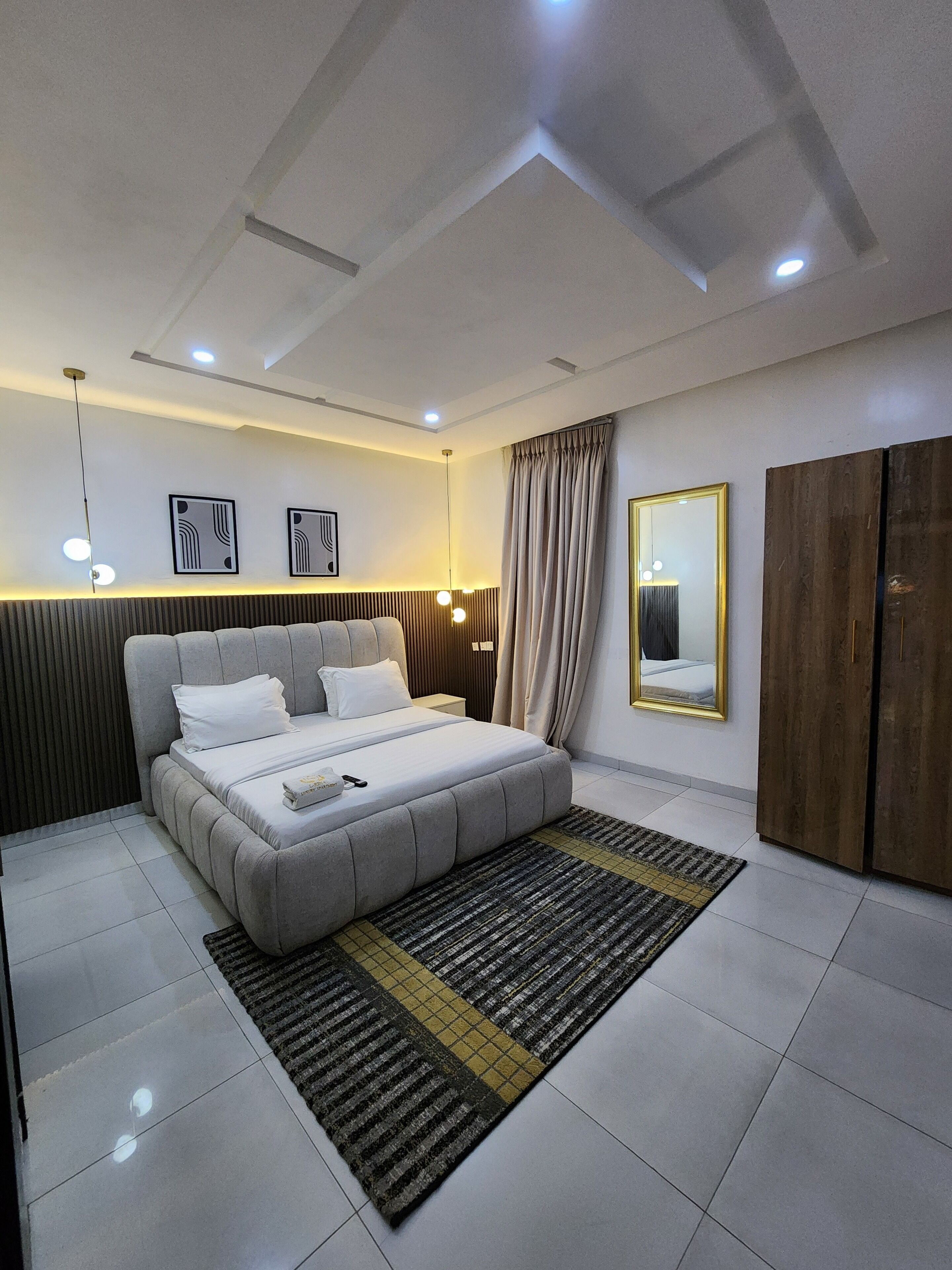Apartemen Mewah, balkon, pemandangan kota | Wi-Fi gratis